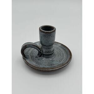 Vintage 1980's Pottery Candle Holder
